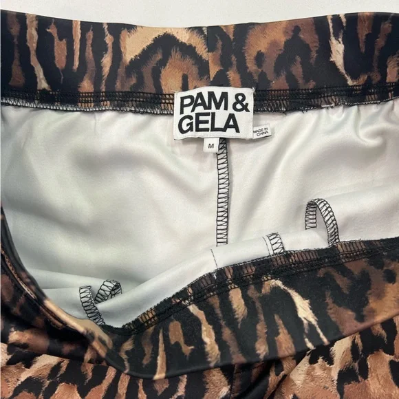 Pam & Gela Animal Print Leggings - Picture 2 of 10